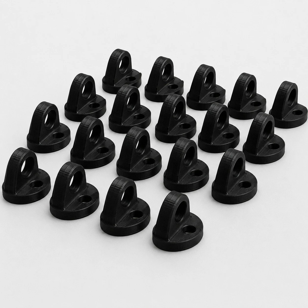 Batch production of black keychains